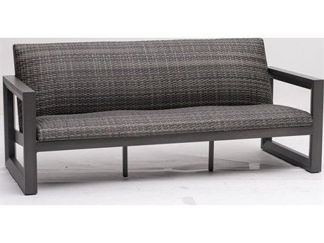 Ratana Bergen Aluminum Wicker Sofa
