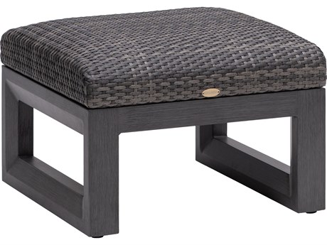 Ratana Bergen Aluminum Wicker Ottoman