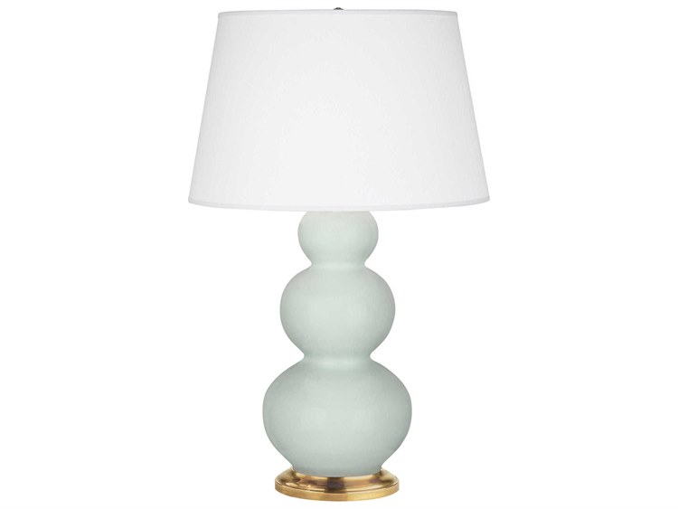 Robert Abbey Triple Gourd Celadon Glazed Green Buffet Lamp | RBA39XC