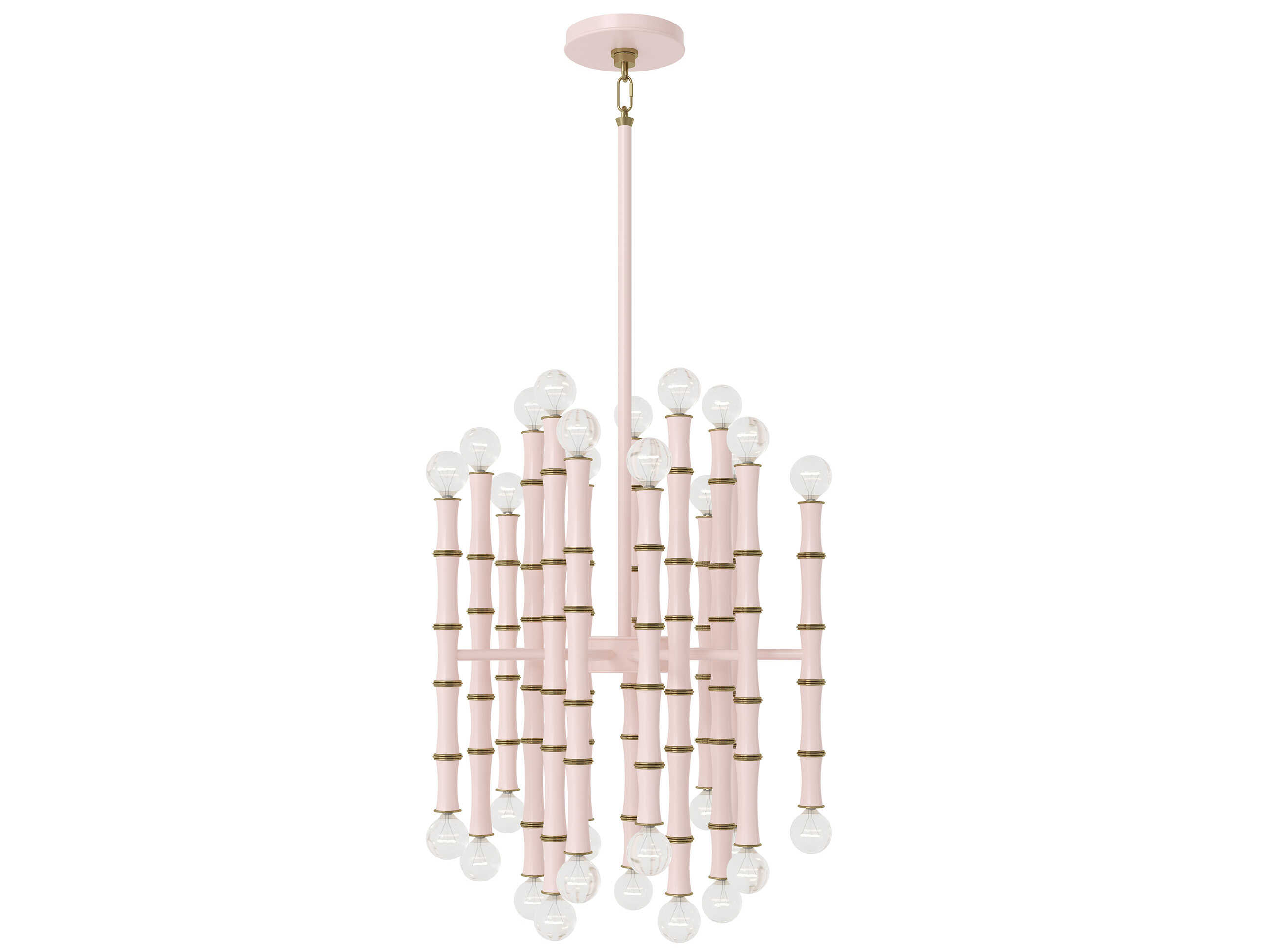 Kane 30-Light Rose Water Pink Pendant
