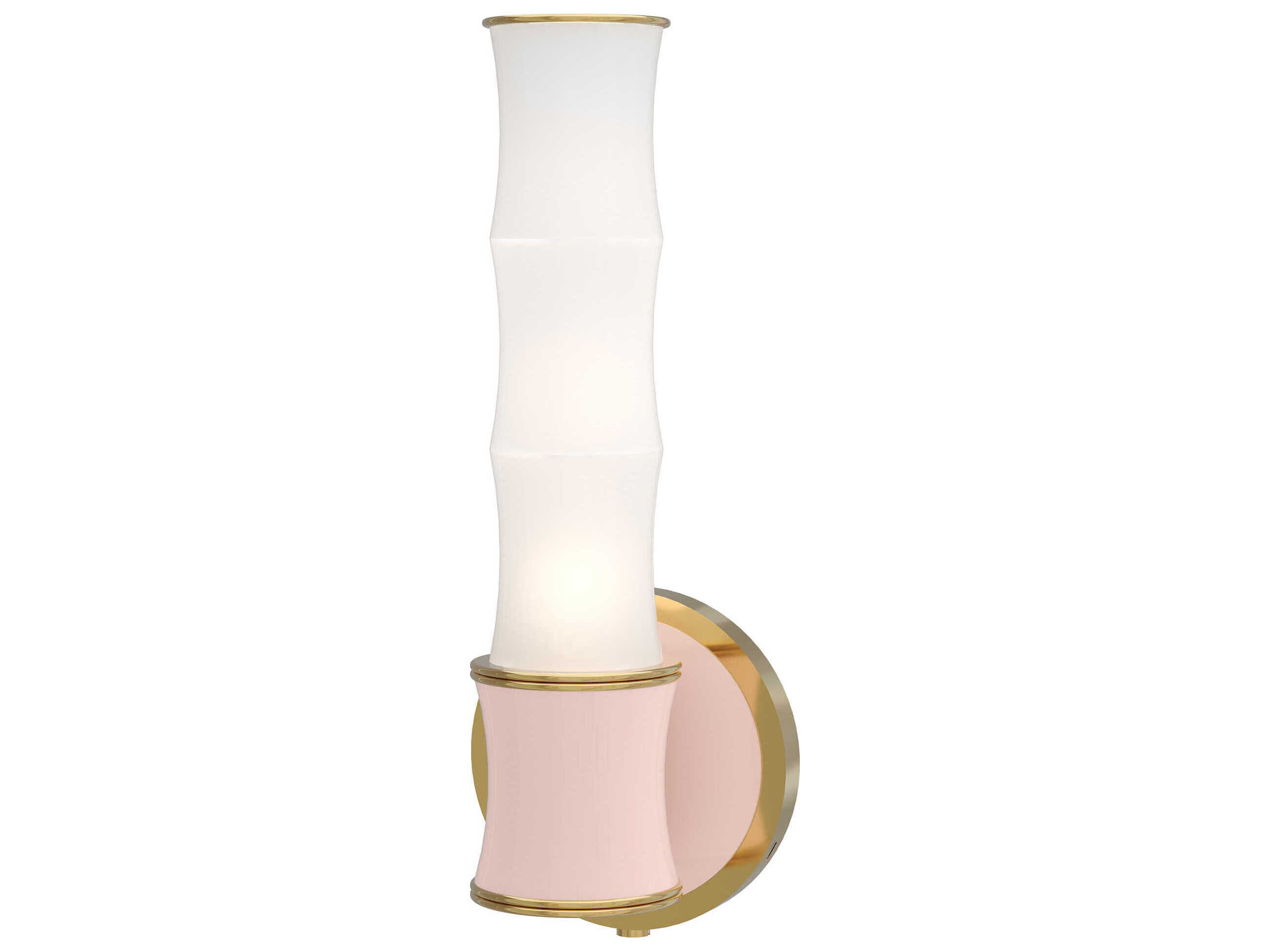 Kane 1-Light Rose Water Pink Wall Sconce