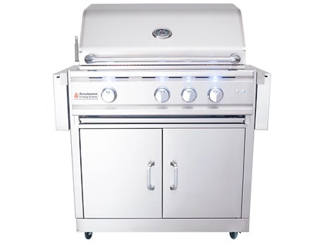 RCS Grills Stainless Steel 30'' Cutlass Pro Freestanding Grill-LP