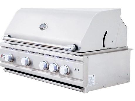 RCS 38 Cutlass Pro Series Grill Blue LED with Rear Burner