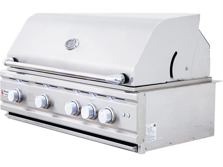 RCS 38 Cutlass Pro Series Grill Blue LED with Rear Burner