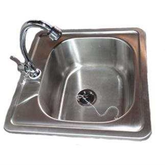 RCS Grills Stainless Steel Sink & Faucet