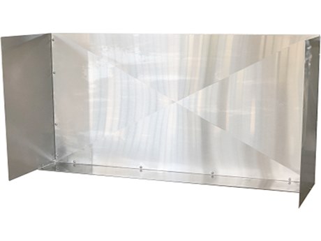 RCS Grills Stainless Steel 48'' Large Wind Guard