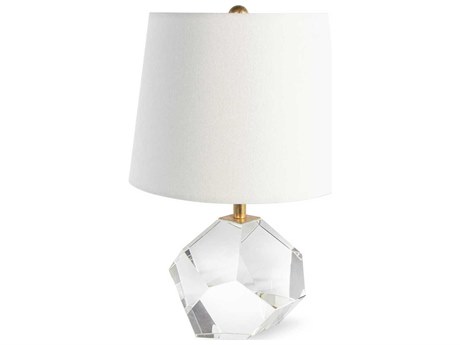 Regina Andrew Celeste Crystal Polished Brass Clear Table Lamp