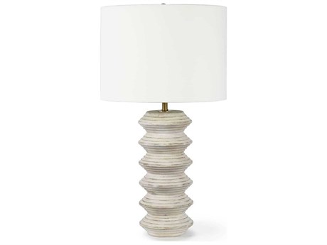 Regina Andrew Nova White Polished Brass Buffet Lamp