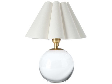 Regina Andrew Giorgio Clear Natural Brass Table Lamp