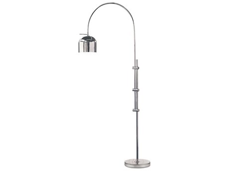 Regina Andrew Arc Polished Nickel Floor Lamp