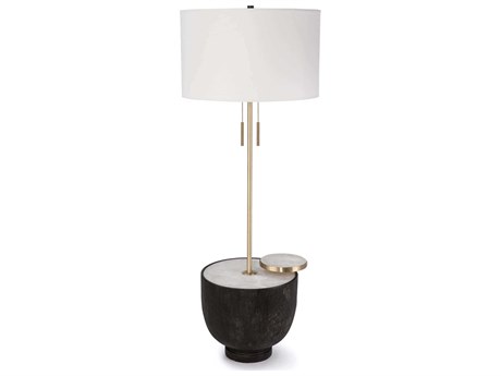 Regina Andrew Theo Ebony Black Floor Lamp
