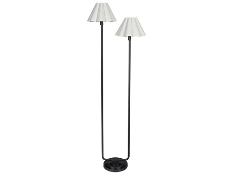 Regina Andrew Polly Blackened Brass Floor Lamp