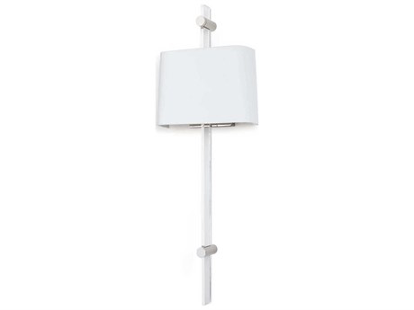 Regina Andrew Taurus 2-Light Clear Nickel Wall Sconce