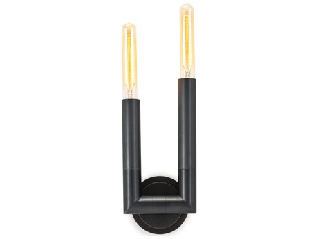 Regina Andrew Wolfe 2-Light Oil Rubbed Bronze Wall Sconce