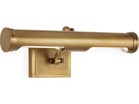 Regina Andrew Tate 2-Light Natural Brass Picture Light