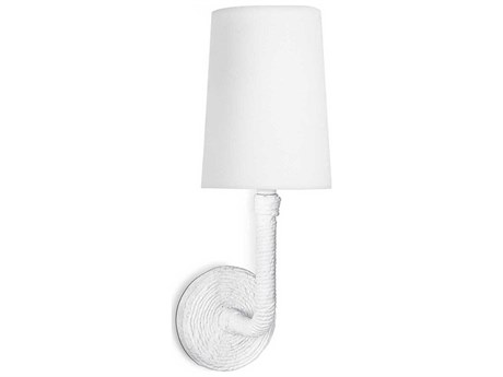 Regina Andrew 1-Light White Wall Sconce