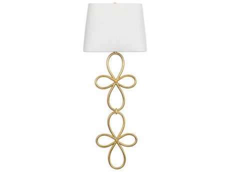 Regina Andrew Minuet 1-Light Gold Leaf Wall Sconce