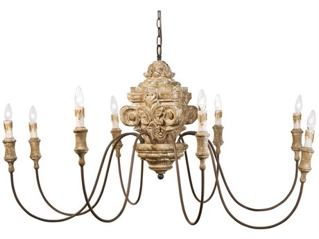 Regina Andrew Accent 8-Light Natural Brown Candelabra Chandelier