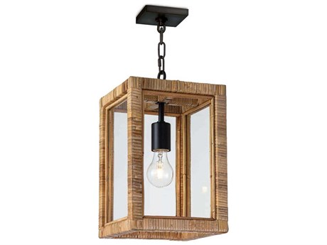 Regina Andrew Newport 1-Light Natural Brown Lantern Mini Pendant