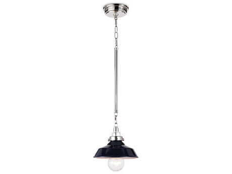 Regina Andrew 1-Light Blue Black Bell Mini Pendant