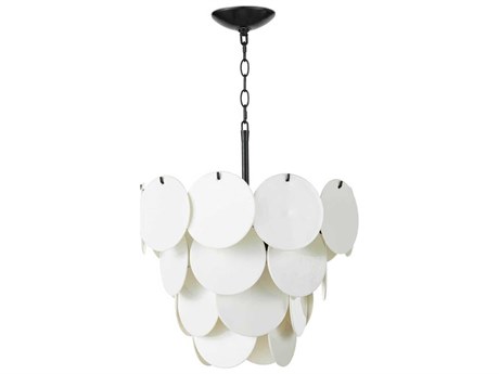 Regina Andrew 4-Light White Glass Pendant