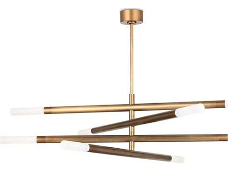 Regina Andrew Wick 8-Light Natural Brass Chandelier