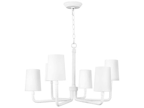 Regina Andrew 6-Light White Chandelier
