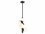 Regina Andrew Styx 11" 6-Light Natural Brass LED Globe Linear Mini Pendant  REG161411NB