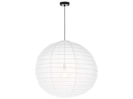 Regina Andrew 1-Light White Globe Pendant