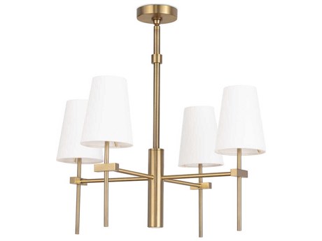 Regina Andrew Toni 4-Light Natural Brass Chandelier