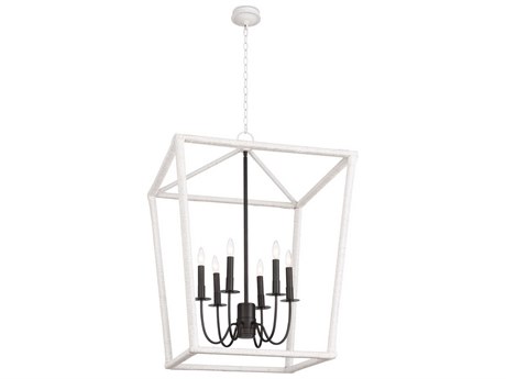 Regina Andrew Luella 6-Light Blackened Brass Pendant