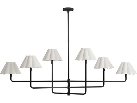Regina Andrew Polly 6-Light Blackened Brass Island Pendant