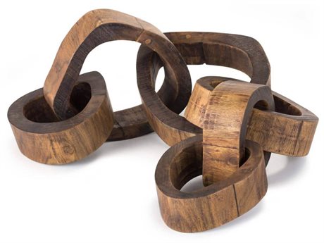 Regina Andrew Natural Wood Links Centerpiece Sculpture