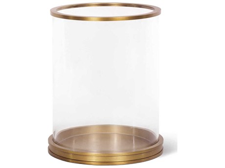Regina Andrew Adria Natural Brass 12" High Hurricane