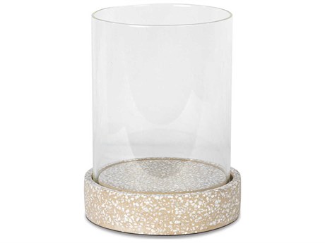 Regina Andrew Marcello 12" High Terrazzo Hurricane