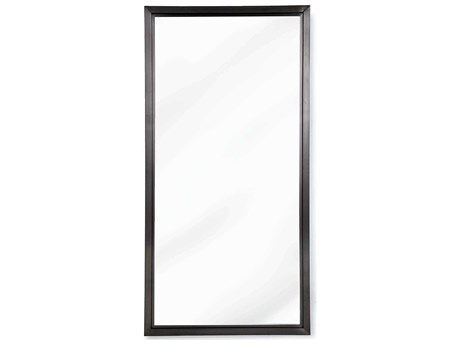 Regina Andrew Blackened Steel Rectangular Wall Mirror