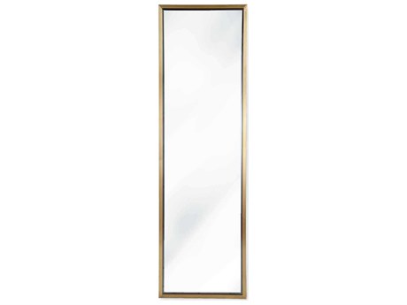 Regina Andrew Natural Brass Rectangular Wall Mirror