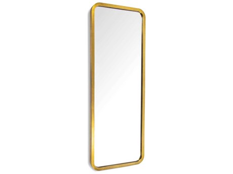 Regina Andrew Gold Leaf Rectangular Wall Mirror