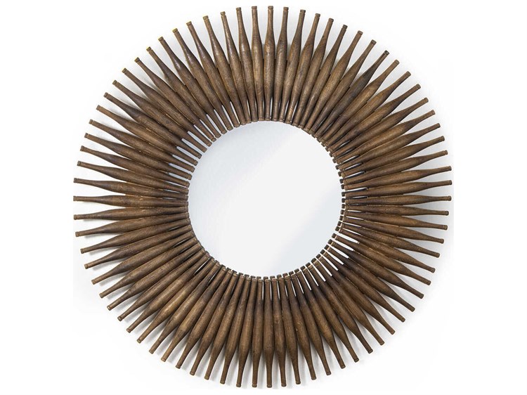 Photos - Other Decoration Circular Regina Andrew Natural Round Wall Mirror 21-1150 
