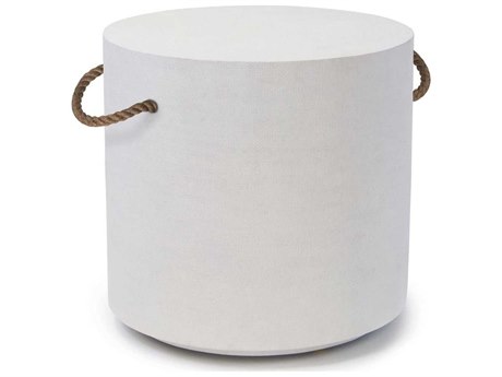 Regina Andrew Aegean Round White End Table