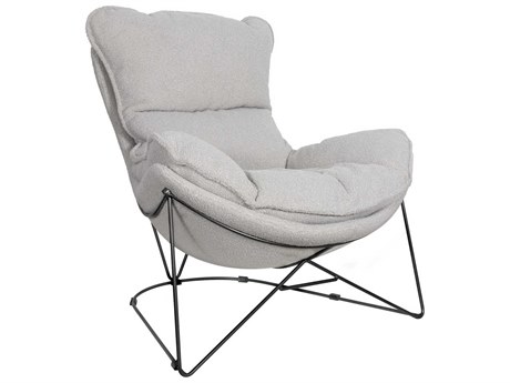 Regina Andrew Cocoon Gray Fabric Accent Chair