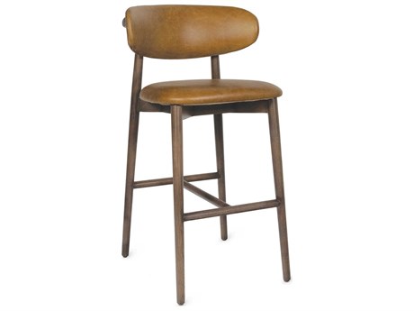 Regina Andrew Ethan Brown Leather Bar Stool