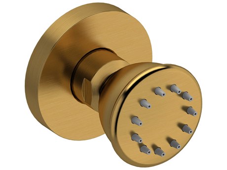 Riobel Brushed Gold Single Function Body Spray