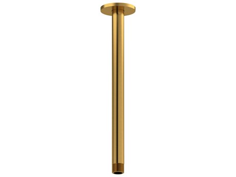 Riobel Brushed Gold Ceiling Mount Shower Arm