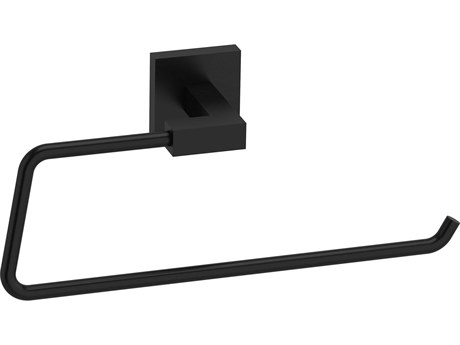 Riobel Kubik Black Towel Holder