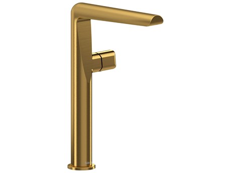 Riobel Parabola Brushed Gold Single Handle Tall Lavatory Faucet