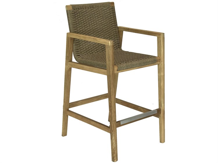 Royal Teak Collection Admiral Bar Height Arm Patio Chair