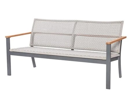 Royal Teak Collection Naples Rope Stationary Sofa