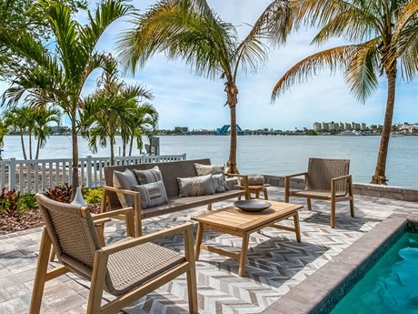 Royal Teak Collection Admiral Outdoor Patio Lounge Set