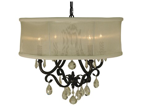 Framburg Liebestraum 4-Light Off White Chandelier